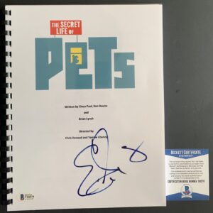 Eric Stonestreet Signed The Secret Life Of Pets Full Script Autograph BAS COA