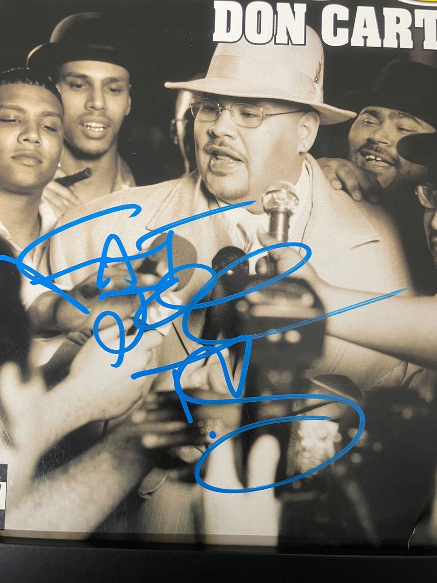 Fat Joe Signed Framed Don Cartegna Vinyl Record Matted Display Hip Hop JSA COA - Image 3