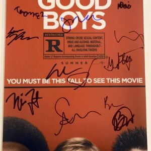 Good Boys Cast Signed By 12 11x17 Movie Poster Autographed Will Forte Brady Noon