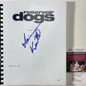 Harvey Keitel Signed Reservoir Dogs Full Movie Script Autograph JSA COA