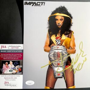 IMPACT Wrestling Knockout Tasha Steelz Signed 8x10 Photo F Autograph JSA COA