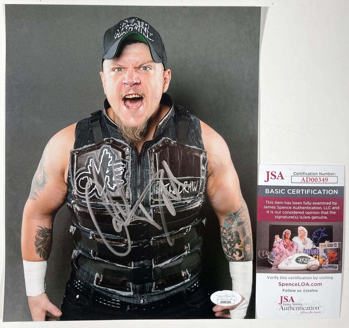 IMPACT Wrestling Sami Callihan Signed 8x10 Photo A Autograph WWE TNA JSA COA