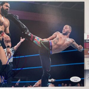 IMPACT Wrestling Trey Miguel Signed 8x10 Photo C Autograph Rascalz TNA JSA COA