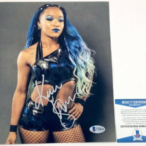 Impact Wrestling Knockout Kiera Hogan Autographed 8X10 Photo Signed Beckett COA