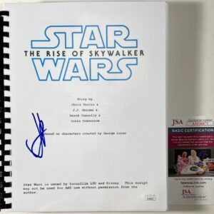 J.J. Abrams Signed Star Wars The Rise Of Skywalker Full Movie Script JSA COA