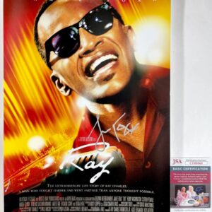 Jamie Foxx Signed Ray 11x17 Movie Poster Authentic Autograph JSA COA