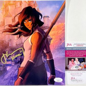 Janet Varney Signed The Legend Of Korra 8x10 Photo A Autograph JSA COA