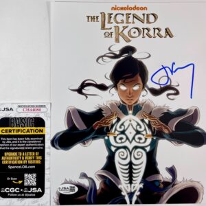 Janet Varney Signed The Legend Of Korra 8x10 Photo Authentic Autograph JSA COA