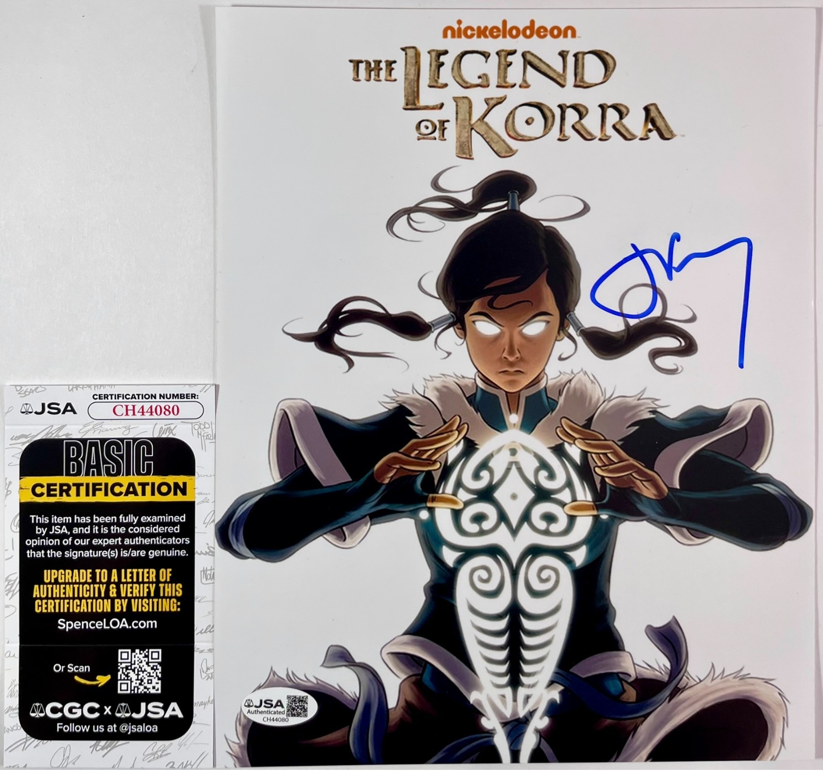 Janet Varney Signed The Legend Of Korra 8x10 Photo Authentic Autograph JSA COA