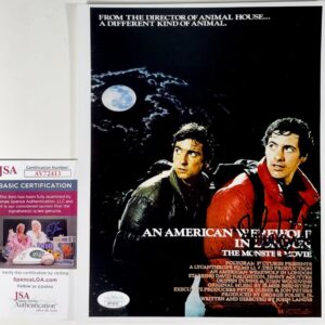John Landis Signed An American Werewolf In London 8x10 Photo B JSA COA