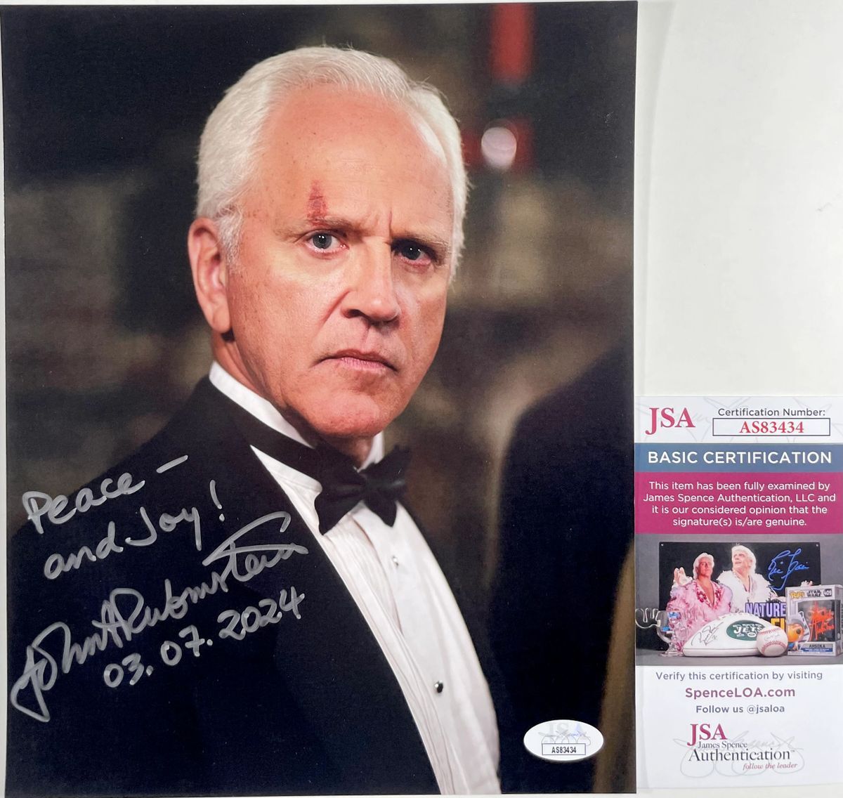 John Rubinstein Signed Supernatural 8x10 Photo B Autograph JSA COA
