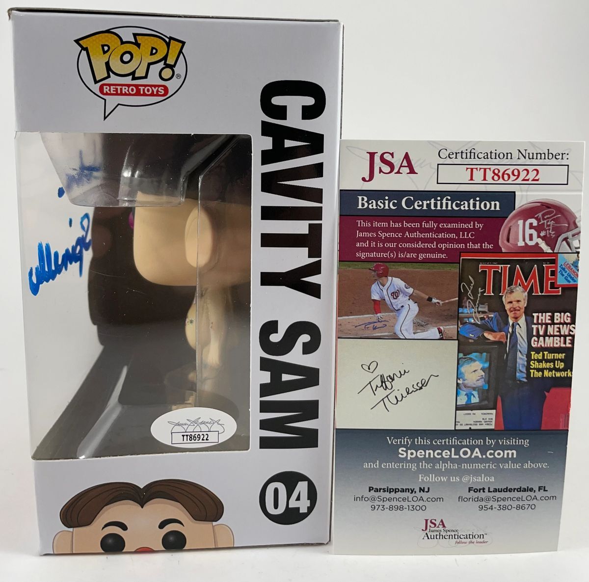 John Spinello Signed Operation Cavity Sam Funko POP! Vinyl Autograph JSA COA - Image 2