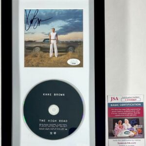 Kane Brown Signed The High Road CD Booklet & CD Framed Display Autograph JSA COA