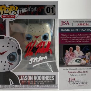 Kane Hodder Signed Friday The 13th Jason Voorhees Funko POP 01 Autograph JSA COA