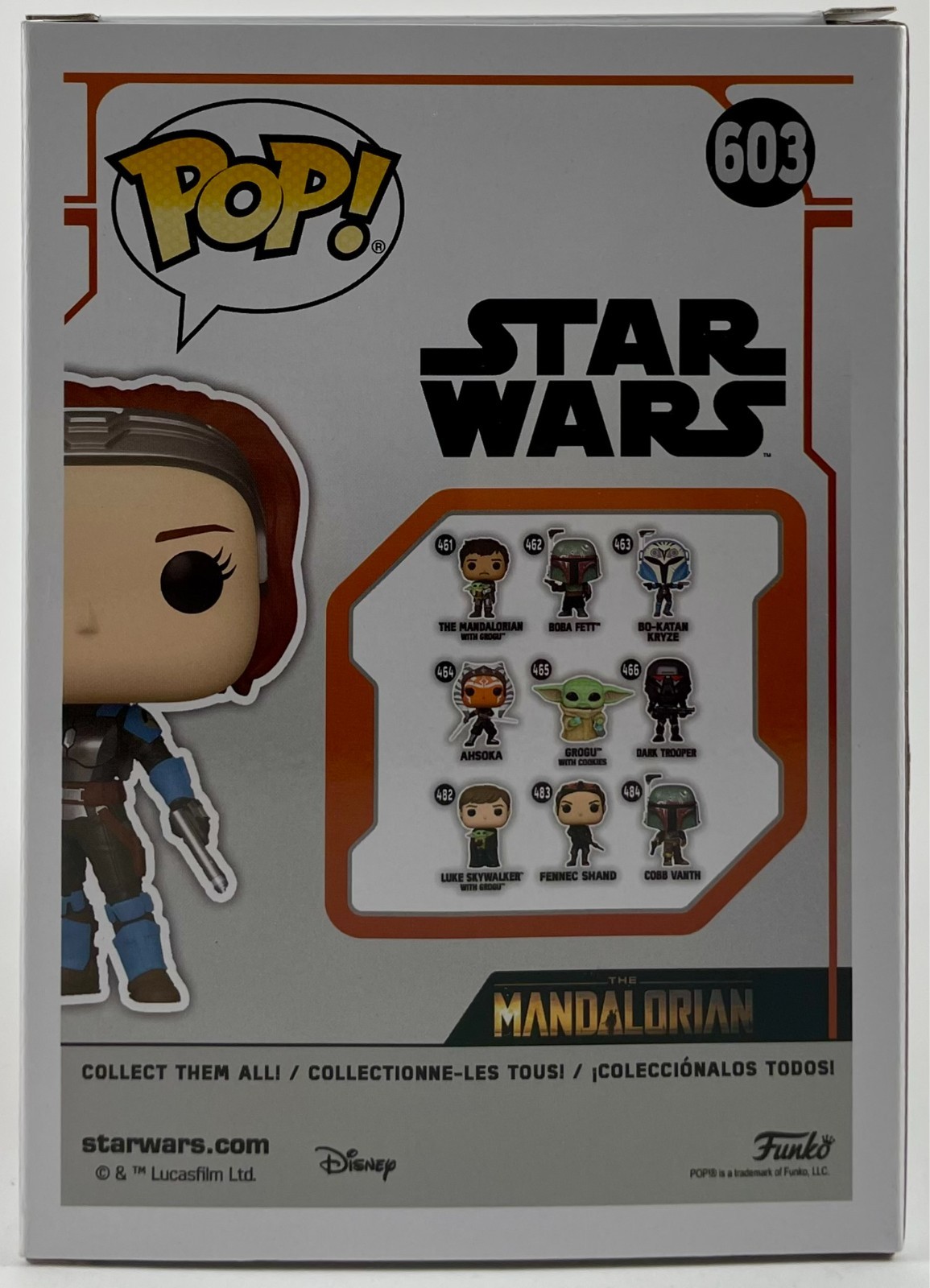 Katee Sackhoff Signed Star Wars The Mandalorian Bo-Katan Kryze Funko POP JSA COA - Image 4