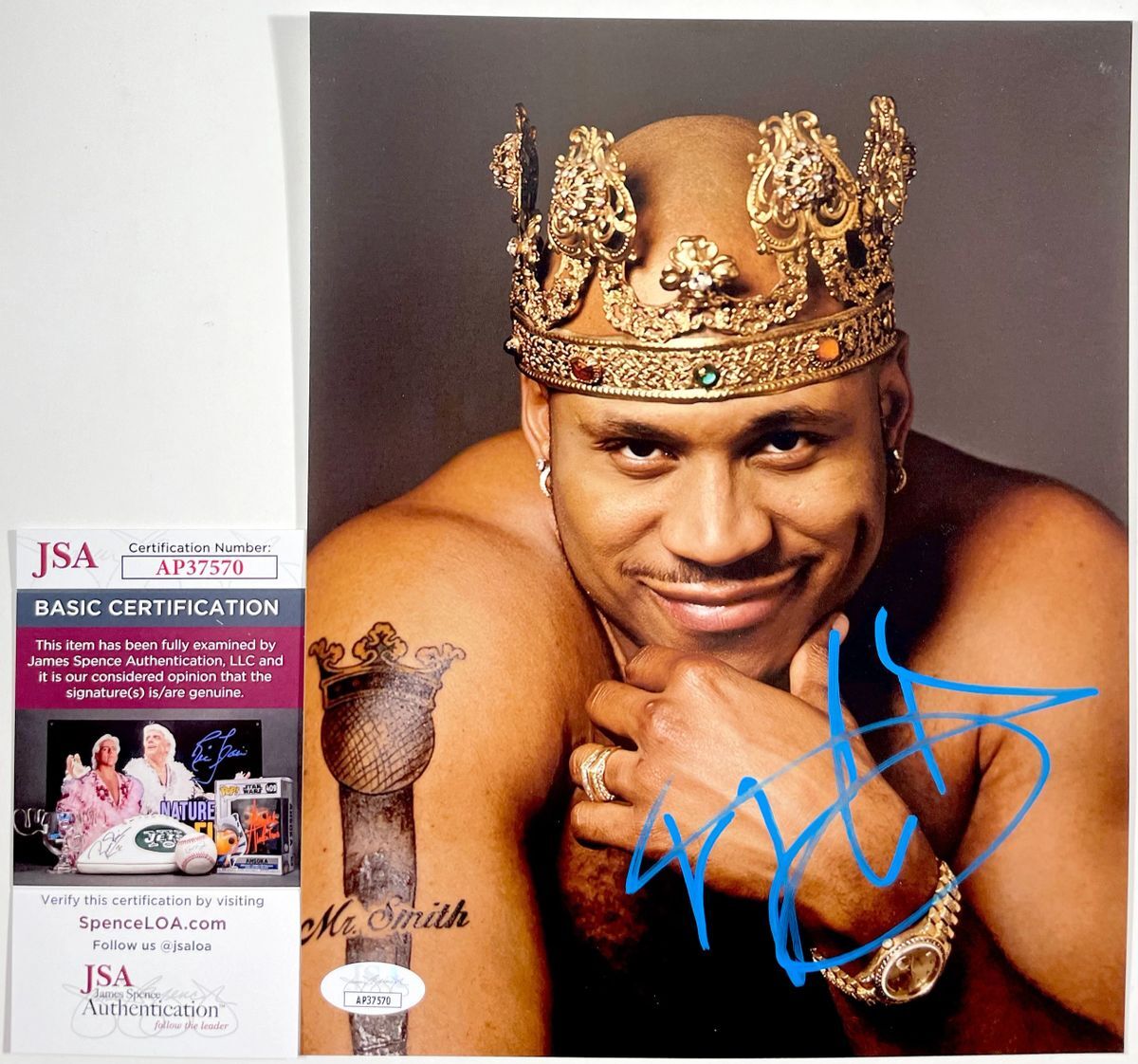 LL Cool J Signed 8x10 Photo H Autograph Hip Hop Rap Artist JSA COA