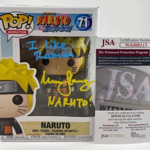 Maile Flanagan Signed Naruto Shippuden Funko POP #71 C Autograph JSA COA