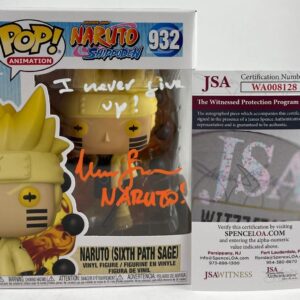 Maile Flanagan Signed Naruto Sixth Path Sage Funko POP! #932 E Autograph JSA COA
