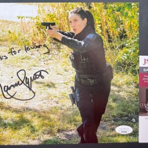 Marina Squerciati Signed Chicago P.D. 8x10 Photo A Autograph Kim Burgess JSA COA