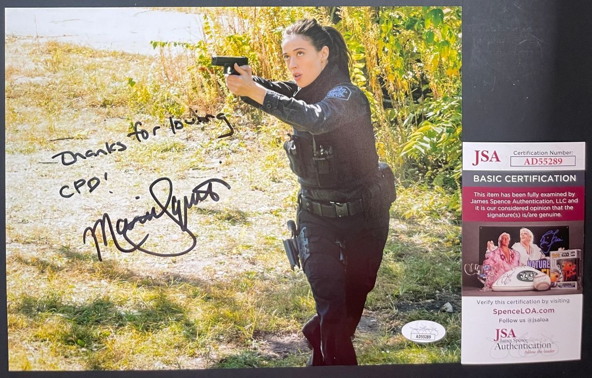 Marina Squerciati Signed Chicago P.D. 8x10 Photo A Autograph Kim Burgess JSA COA