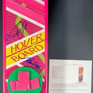 Michael J Fox Christopher Lloyd +2 Signed Back To The Future Hoverboard JSA LOA
