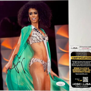 Miss Universe Ireland Fionnghuala Fig O'Reilly Signed 8x10 Photo JSA COA