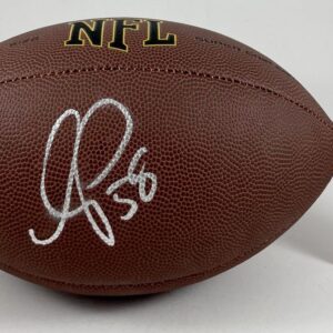 NFL Las Vegas Raiders HC Antonio Pierce Signed Official Wilson Football JSA COA