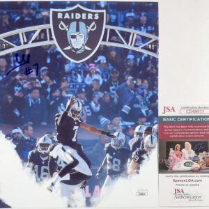 NFL Las Vegas Raiders Marquette King Signed 8x10 Photo A Autograph JSA COA