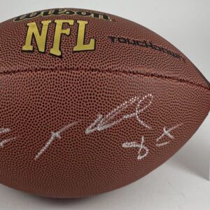 NFL T.J. Hockenson Minnesota Vikings TE Signed Wilson Official Football JSA COA