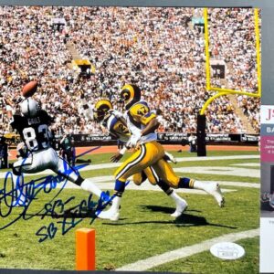 NFL Willie Gault Signed Los Angeles Raiders 8x10 Photo A Autograph JSA COA