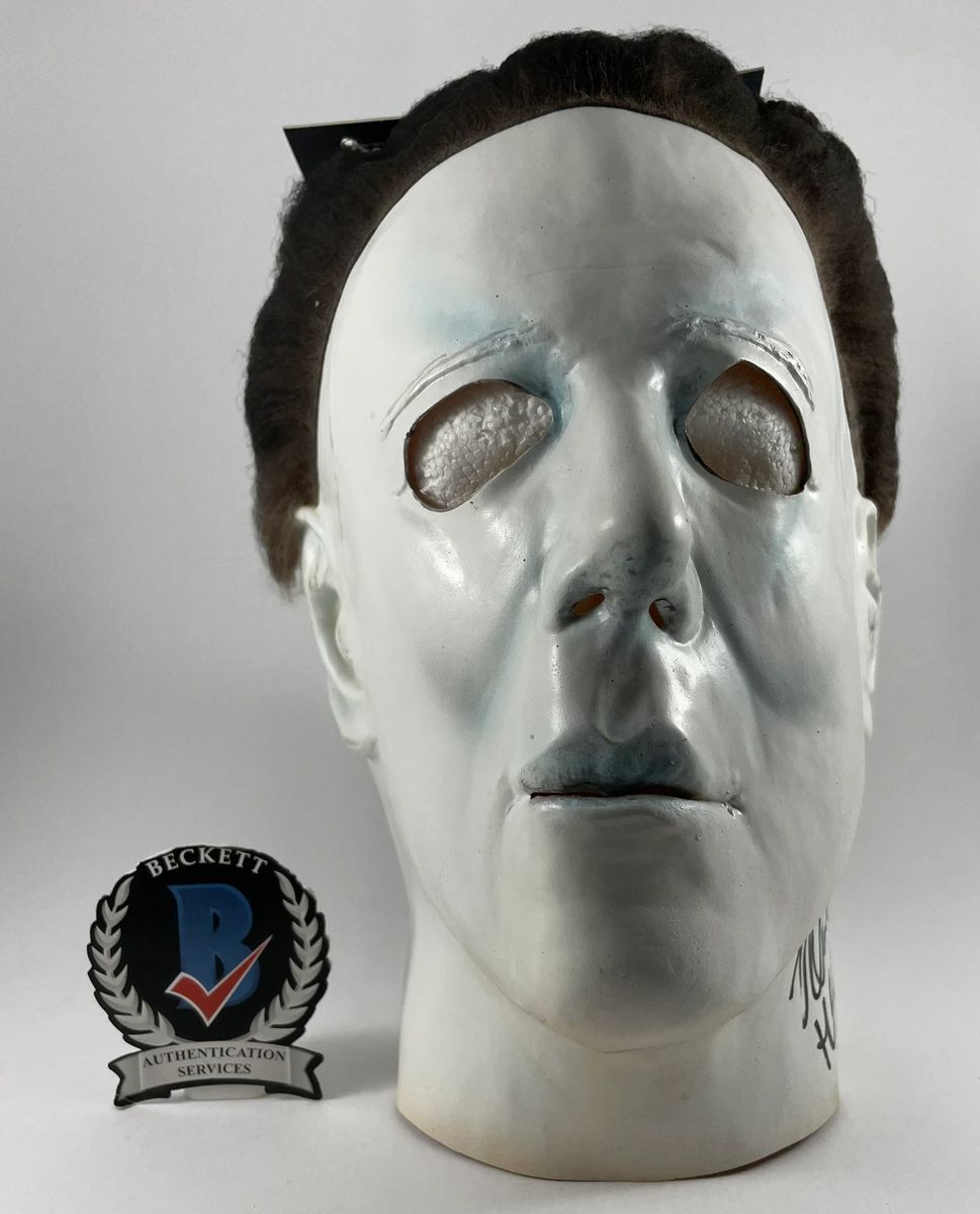 Nick Castle Signed TOTS Halloween Michael Myers Mask B Autograph BAS COA - Image 2