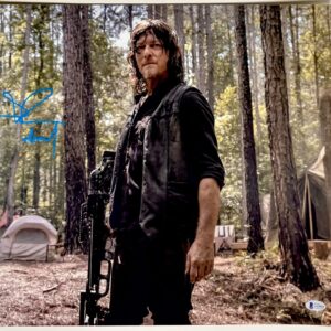 Norman Reedus Signed The Walking Dead Daryl Dixon 16x20 Photo Autograph BAS COA