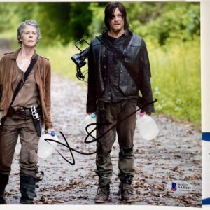 Norman Reedus Signed The Walking Dead Daryl Dixon 8x10 Photo Autograph BAS COA