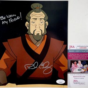 Paul Eiding Signed Avatar The Last Airbender Ukano 8x10 Photo Autograph JSA COA