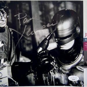 Paul Verhoeven Signed RoboCop B&W 8x10 Photo Autograph JSA COA