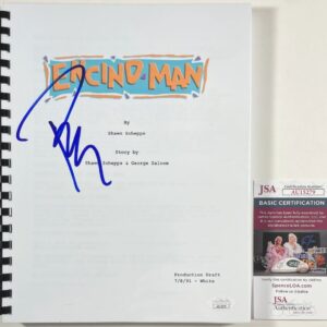 Pauly Shore Signed Encino Man Complete Movie Script Autograph JSA COA