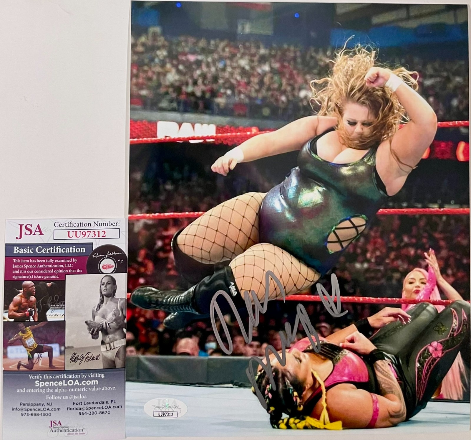 Piper Niven Signed WWE Monday Night RAW Doudrop 8x10 Photo Autograph NXT JSA COA