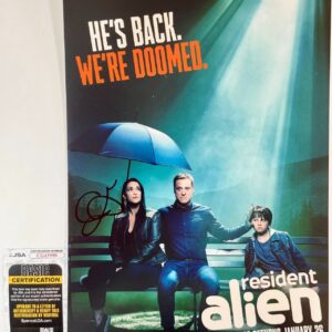 Sara Tomko Signed Resident Alien S2 11x17 Poster Authentic Autograph JSA COA