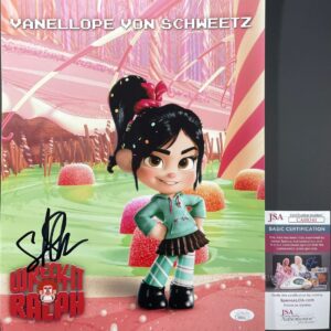 Sarah Silverman Signed Disney PIXAR Wreck It Ralph 11x14 Photo Autograph JSA COA
