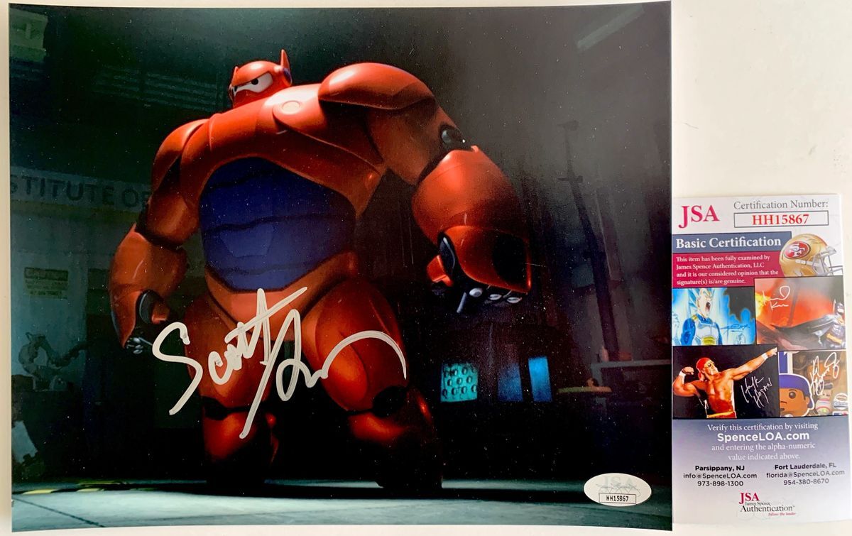 Scott Adsit Signed Disney Pixar Big Hero 6 Baymax 8x10 Photo B Autograph JSA COA