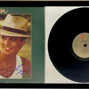 Sheena Easton Signed Madness Money and Music Vinyl LP Framed Display Pop JSA COA