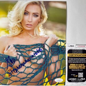 Stephanie Pavilonis Signed 8x10 Photo Authentic Autograph Sexy Model JSA COA