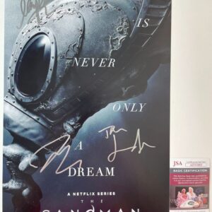 The Sandman Triple Signed 11x17 Poster A Autographed Tom Sturridge JSA COA