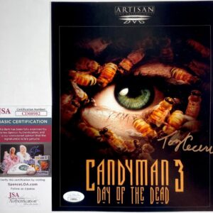 Tony Cecere Signed Candyman 3 8x10 Mini Movie Poster Autograph JSA COA