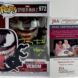 Tony Todd Signed Marvel Spider-Man 2 Venom Funko POP! C Autograph JSA COA