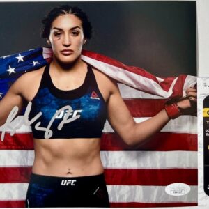 UFC MMA Fighter Tatiana Suarez Signed 8x10 Photo Authentic Autograph JSA COA