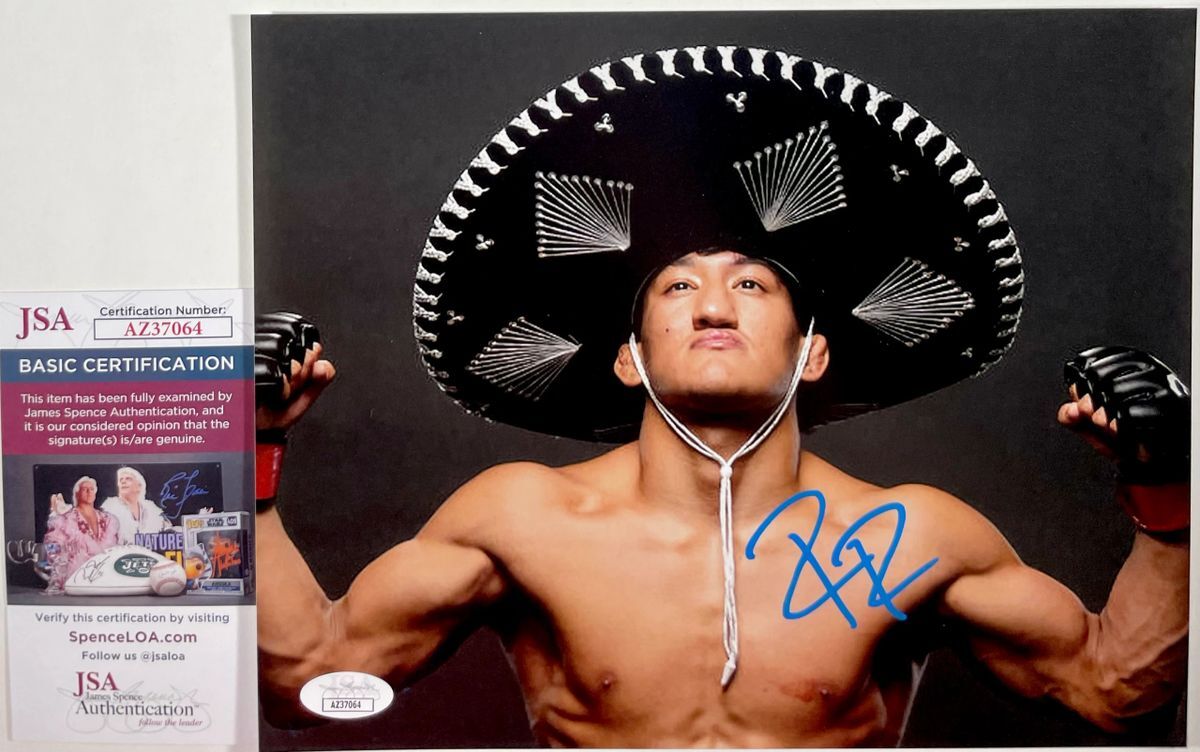 UFC Raul Rosas Jr Signed 8x10 Photo C Autograph El Nino Problema JSA COA