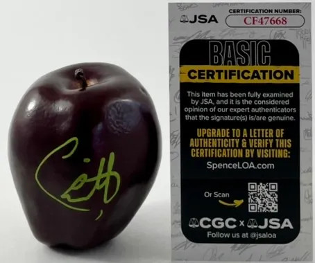 WWE Carlito Signed Replica Apple Authentic Autograph Judgment Day JSA COA