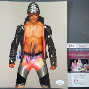 WWE Joaquin Wilde Signed Legado Del Fantasma 8x10 Photo B Autograph JSA COA