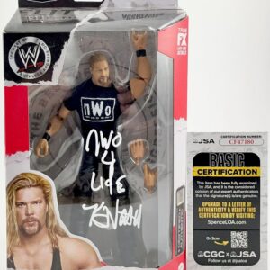 WWE Kevin Nash Signed Mattel Elite Ruthless Aggression Wrestling Figure JSA COA